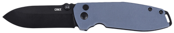 CRKT Squid XM 2.95" Folding Plain Black Oxide D2 Steel Gray G10 Handle