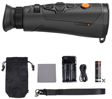 Rix Optics Titan T6 35mm 640x480 Thermal Monocular w/LRF - Black