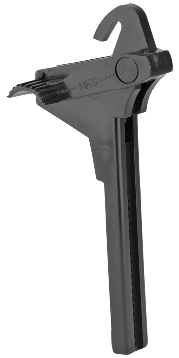 HKS 451 Single Stack Adjustable Mag Loader 9mm Luger / .45 ACP / .40 S&W / 10mm / .38 Super - Black
