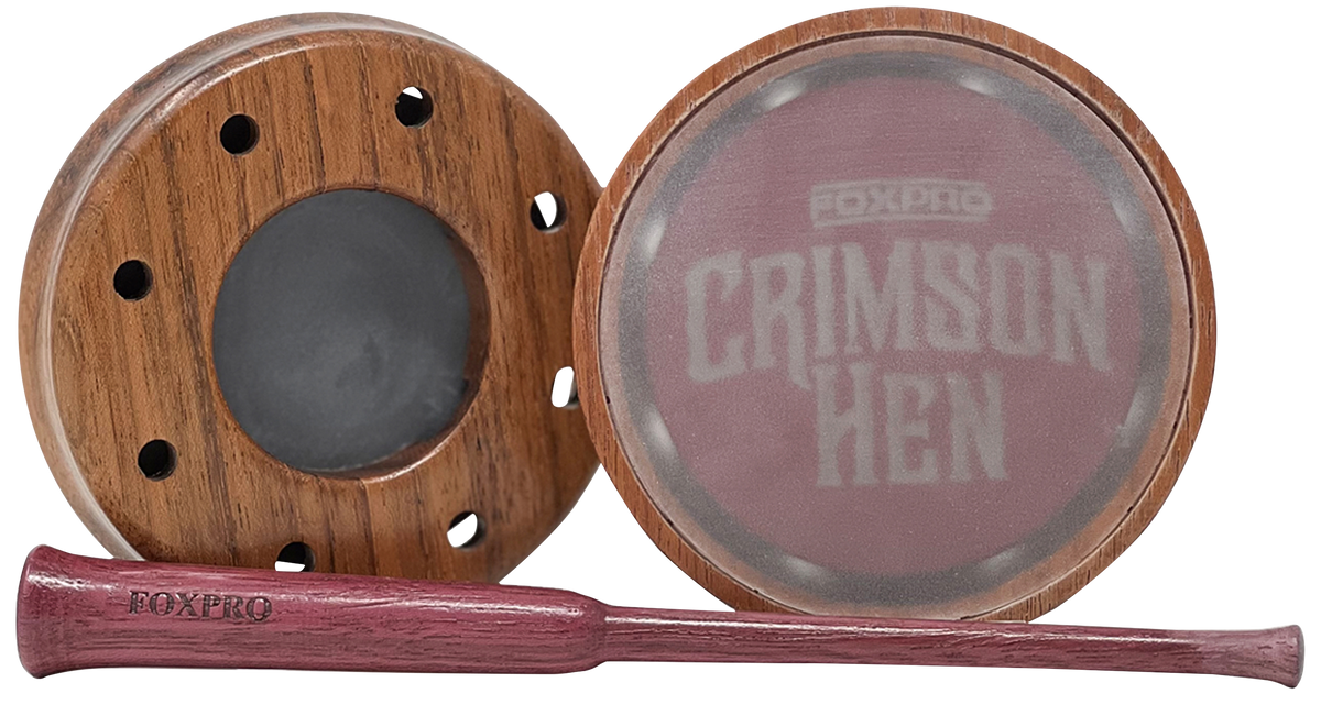 Foxpro Crimson Tip Friction Turkey Call Cherry Wood