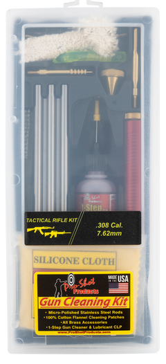 Pro-Shot TR308KIT Tactical Classic Box Kit .30 Cal Multi-Caliber Rifle Cleaning Kit