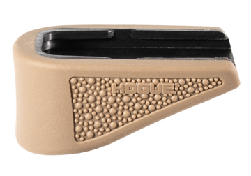 Hogue 18233 OverMolded Rubber Grip Extension Base Pad for Glock 43 6-Rd Magazine - FDE