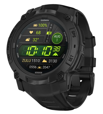 Garmin Instinct 3 50mm AMOLED Tactical Edition GPS Smartwatch - Black