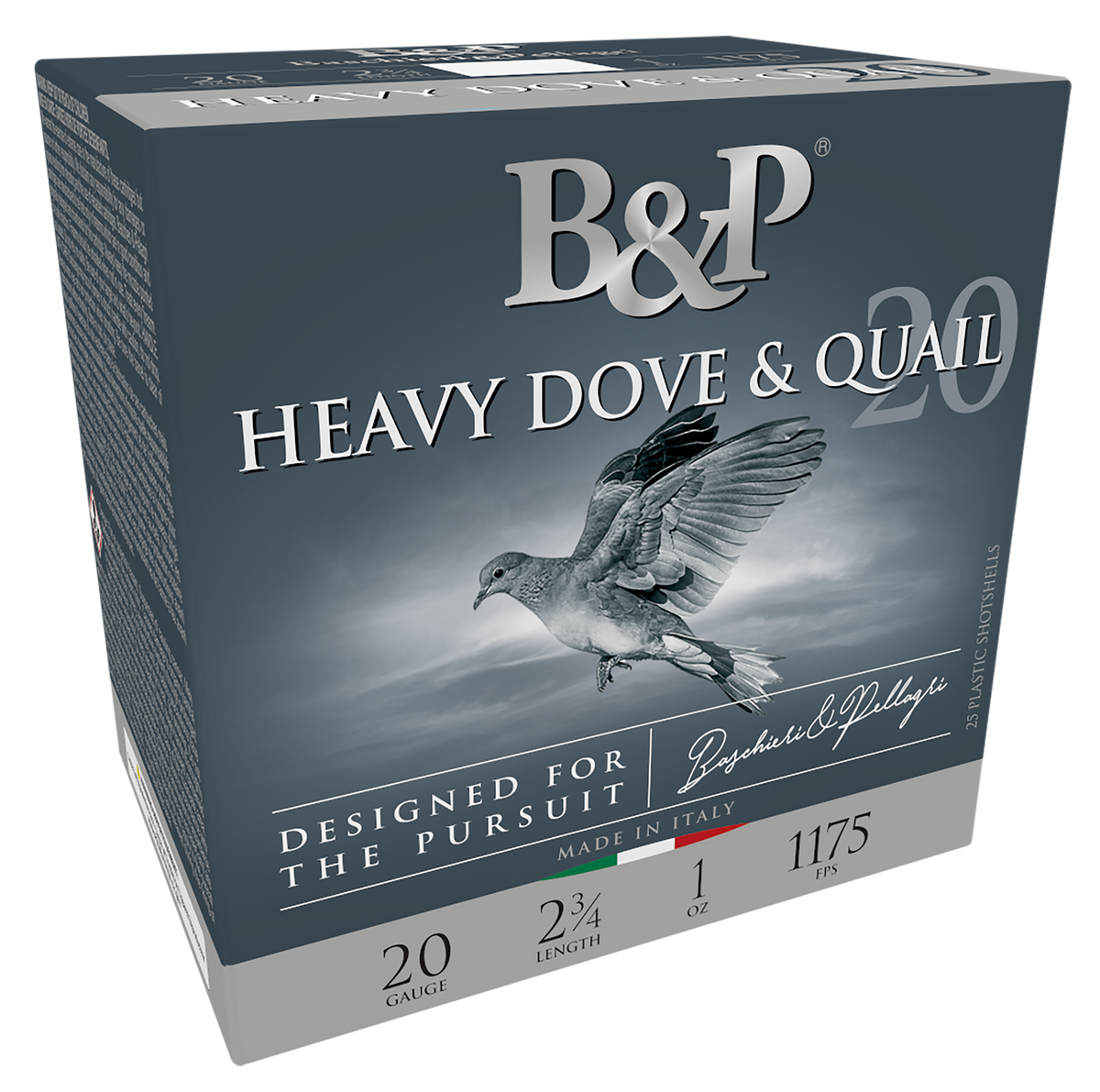 B&P Ammunition Heavy Dove & Quail 20 Gauge 2.75" 1 oz #8 Shot - Box or Case