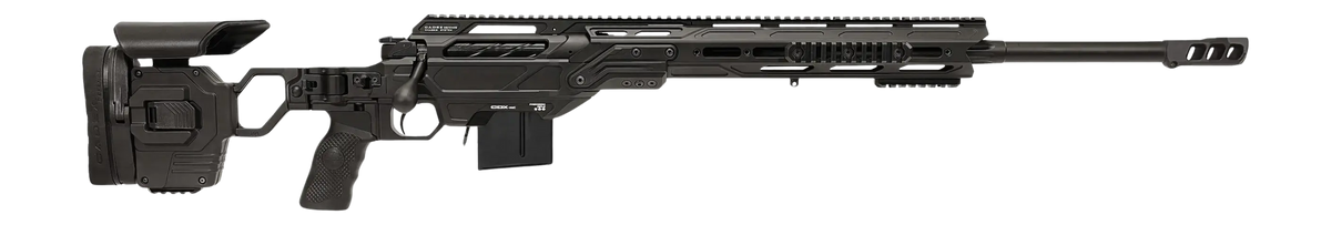 Cadex CDX-MC Kraken 338 Lapua Mag 27" 5+1 Bolt Action Rifle - Black DLC