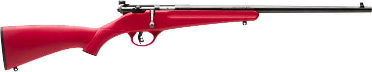 Savage Rascal Youth 22 LR 16.13" 1-Rd Bolt Action Rifle - Red Synthetic - Right Hand