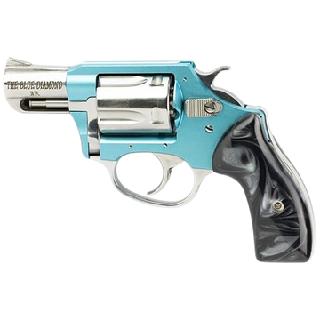 Charter Arms Undercover Lite Blue Diamond 38 Special 2" 5-Shot DA/SA Revolver - Blue Aluminum Frame/HP Stainless