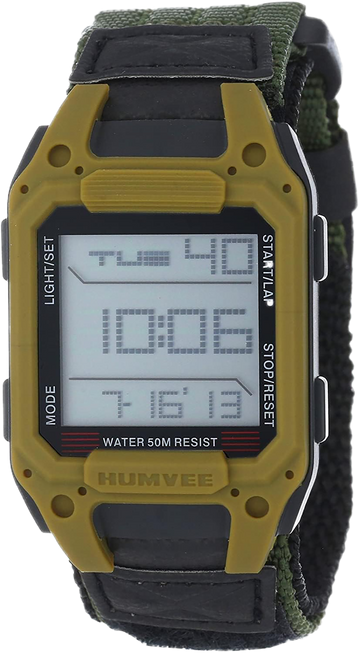 S&W Pepper Spray Humvee Recon Watch Olive Drab 5ATM Digital