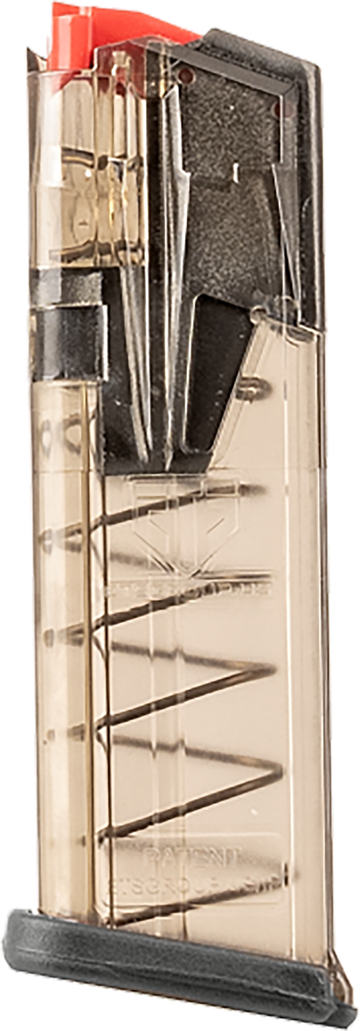 ETS Group Omega 9mm 15-Round Translucent Smoke Pistol Magazine for Glock 19 Gen1-5