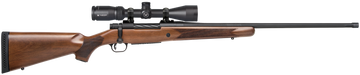 Mossberg Patriot 7mm Rem Mag 24" 3+1 Bolt-Action Rifle - Walnut Stock - Vortex Crossfire II 3-9x40 Scope