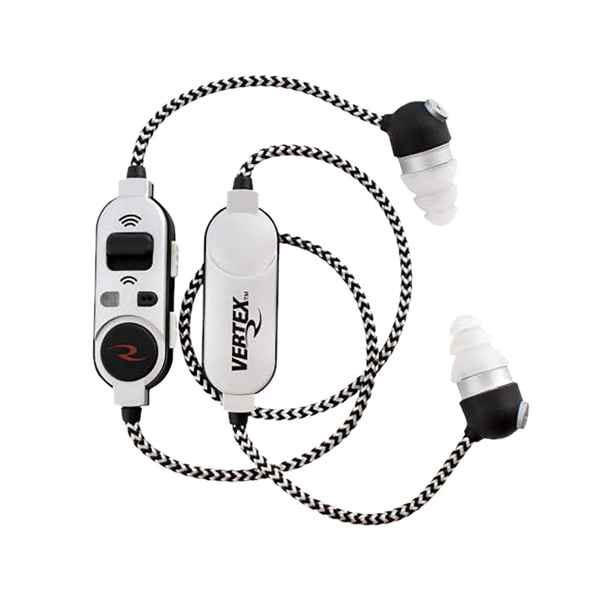 Radians VX-BTAC10 Vertex Electronic Earbuds 25 dB NRR Bluetooth In-Ear Black/Gray