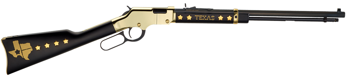 Henry H004TX Golden Boy Texas Tribute 22 S/L/LR 20" 16 LR/21 Short Lever-Action Rifle
