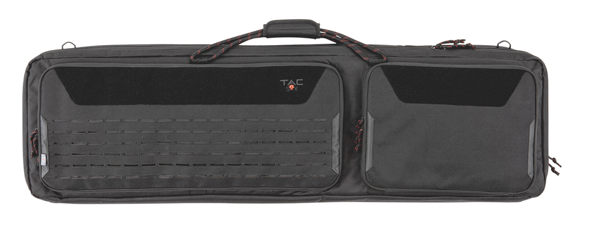 Tac Six 10832 Unit 46" 2-Rifle Tactical Case Black 600D Polyester