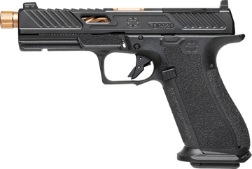 Shadow Systems DR920 Elite 9mm Luger 5" 17+1 Semi-Auto Pistol - Threaded Barrel - Black/Bronze