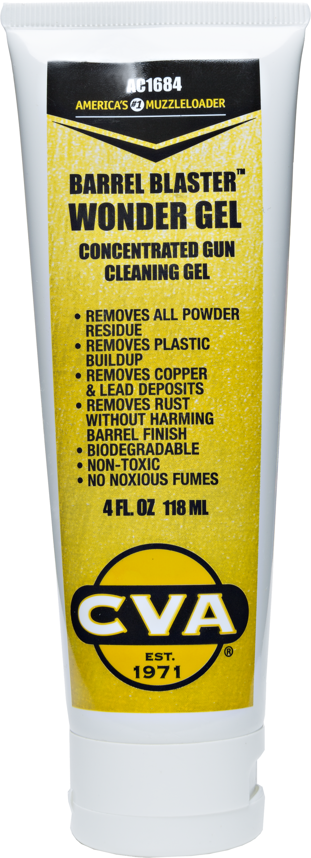 CVA Barrel Blaster Wonder Gel 4 oz Squeeze Tube Bore Cleaner