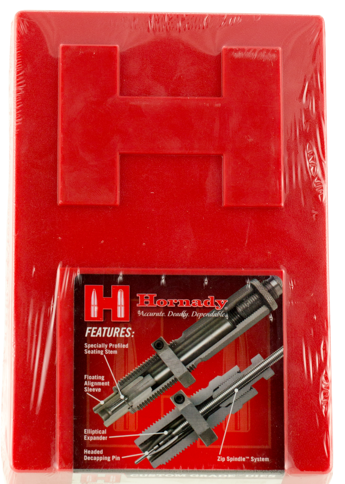 Hornady Custom Grade Series I 2-Die Set 17 Hornet - Full Length Sizing & Seater