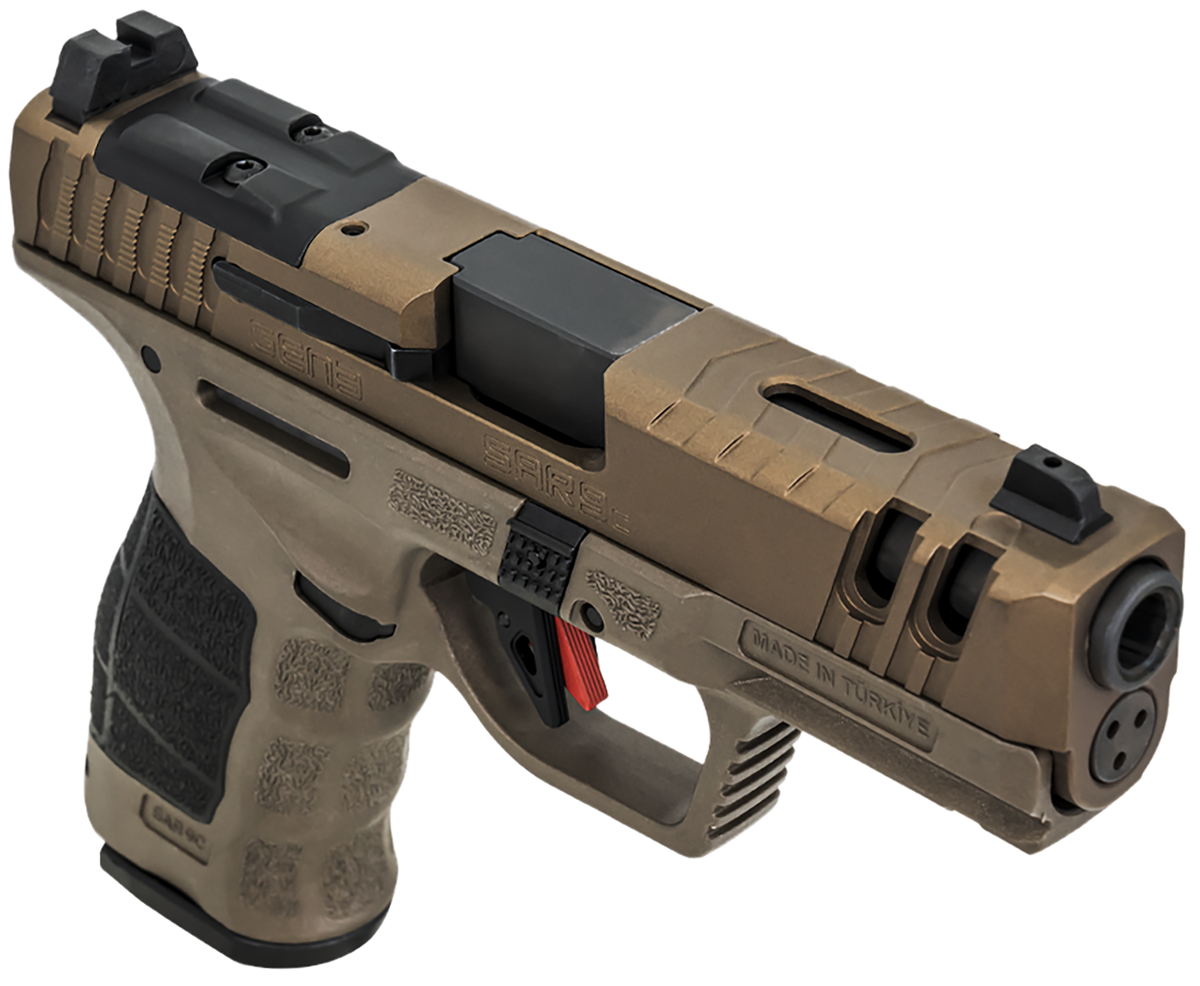 SAR USA SAR9 C Gen3 Compact 9mm Luger 4" 15+1 Semi-Auto Pistol - Bronze