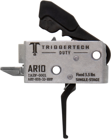 TriggerTech Duty AR-10 3.5 lb Flat Single-Stage Trigger