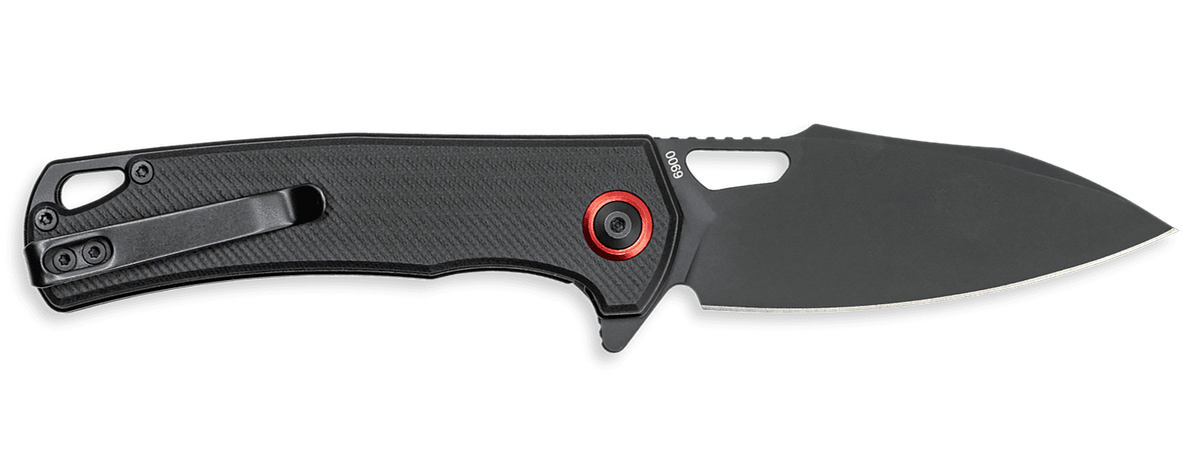 CobraTec Knives Wolverine 3.13" Automatic Drop Point D2 Steel Black TiCN Blade G10 Handle
