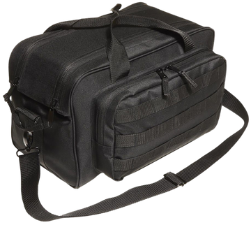 Allen 2205 Basic Ammo Bag Black Cordura 15x8x8.5 Range Bag with Pistol Rug