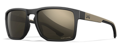 Wiley X Founder AC6FND04 CAPTIVATE Tungsten Mirror Lens Matte Black/Tan Frame Safety Glasses
