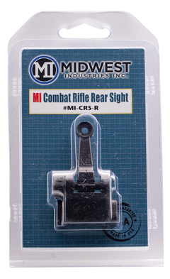 Midwest Industries MICRSR Combat Rifle Rear Flip Sight Black for AR-15/M16/M4