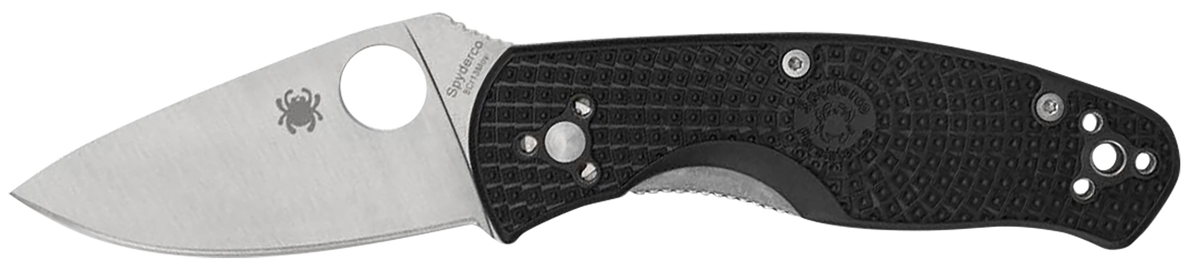 Spyderco Persistence Lightweight 2.75" Plain Edge 8Cr13MoV Black FRN Folding Knife
