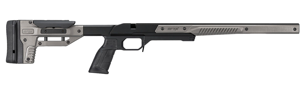 MDT Sporting Goods Oryx Rifle Chassis Gray Aluminum - Ruger 10/22