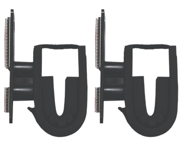 Rugged Gear 10030 Dual Lock Single Hook Gun Holder Rifle/Shotgun Black Metal