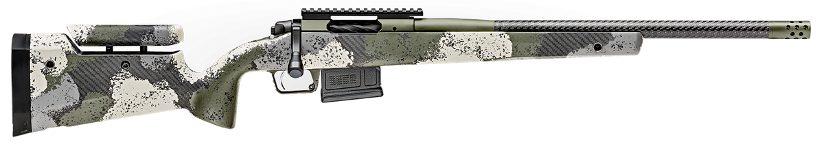 Springfield Armory Model 2020 WayPoint 6mm Creedmoor 20" 5+1 Bolt Action Rifle - Evergreen Camo Carbon Fiber