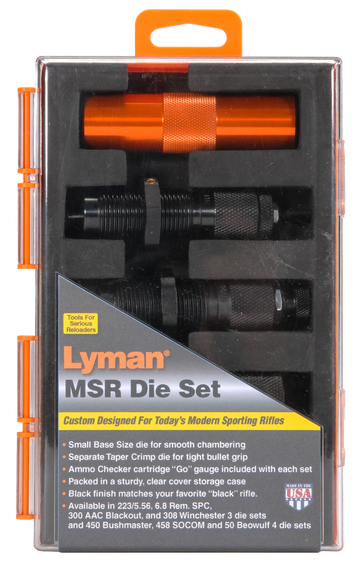 Lyman MSR Precision Die System 4-Die Set 50 Beowulf