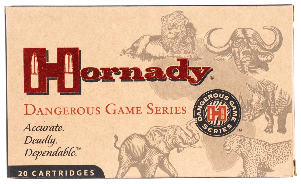Hornady 82303 Dangerous Game  9.3mmx62Mauser 286gr InterLock Spire Point Recoil Proof 20 Per Box/6 Case