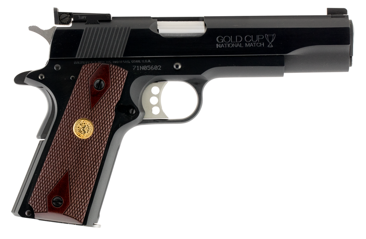Colt Mfg Gold Cup National Match 9mm Luger 5" 9+1 SAO Pistol