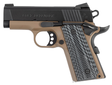Colt Mfg Defender 45 ACP 3" 7+1 SAO Pistol - FDE Frame