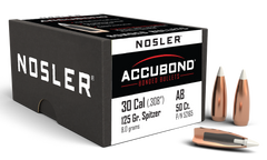 Nosler AccuBond 30 Cal .308 125gr Spitzer Point 50/Box