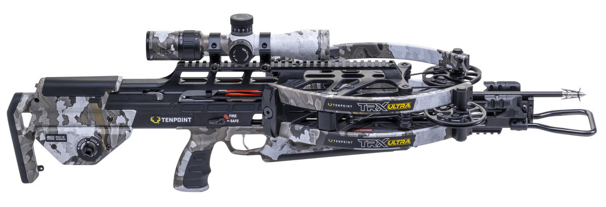 TenPoint TRX Ultra Vektra 515 FPS Crossbow w/ ACUslide MAXX & EVO-X Marksman Elite Scope