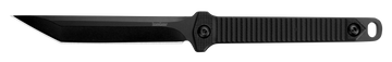 Kershaw Dune 4008X 3.80" Fixed American Tanto Plain 3Cr13MoV Black Oxide - Black GFN Neck Knife