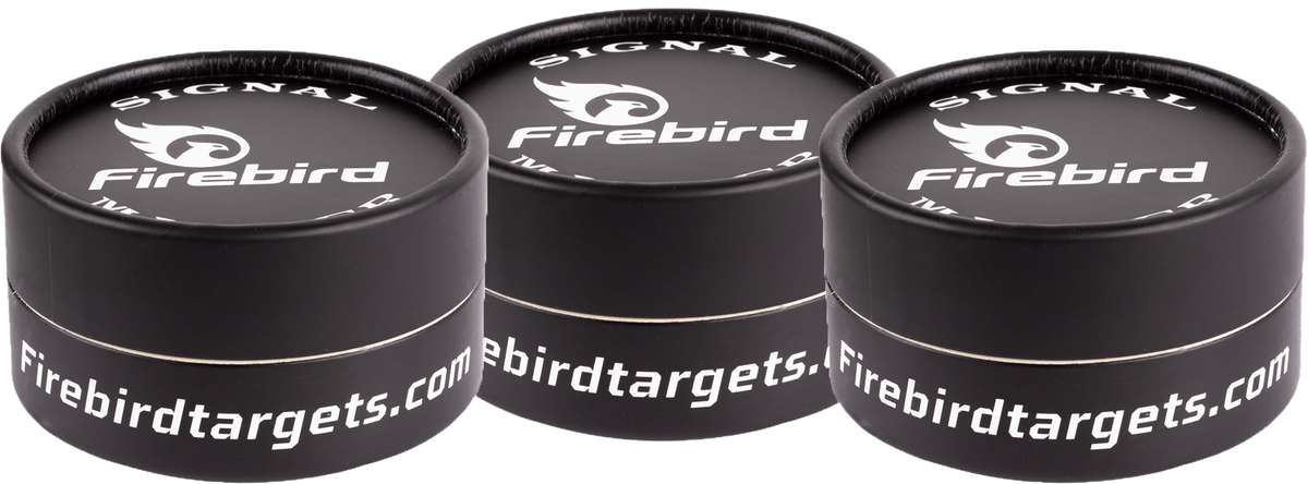 Firebird USA SMCB Signal Marker Moving Trajectory/Static Black Reactive Target - 3 Pack