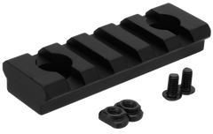 TacFire MAR105S M-LOK Accessory Picatinny Rail 2 3/8" 5-Slot Black Anodized