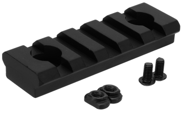 TacFire MAR105S M-LOK Accessory Picatinny Rail 2 3/8" 5-Slot Black Anodized