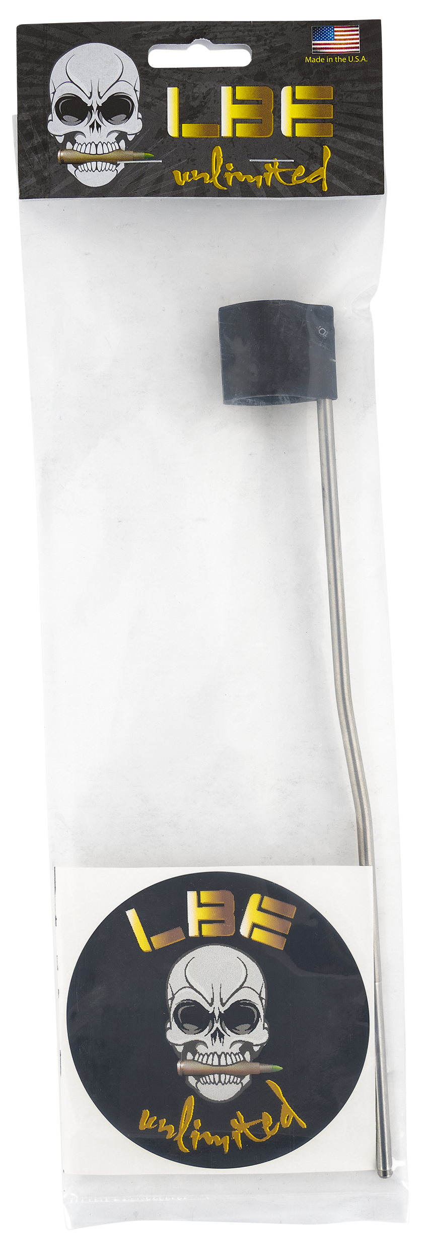 LBE Unlimited ARLGB-C Low Profile Gas Block .750" Carbine Length Gas Tube - Black Nitride Steel