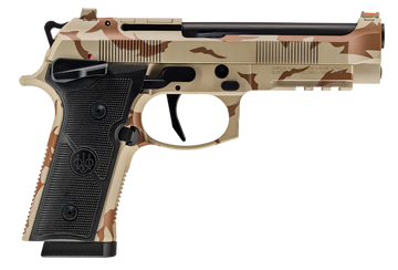 Beretta 92XI SAO 9mm Luger 4.7" 15+1 Semi-Auto Pistol - Desert DPM Cerakote