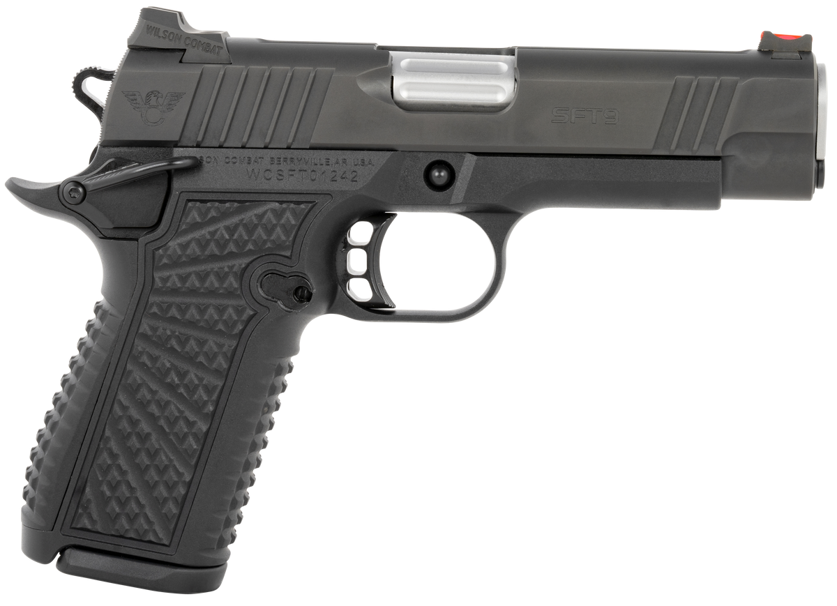 Wilson Combat SFT9 9mm Luger 4.25" 15+1 Semi-Auto Pistol - Black Armor-Tuff