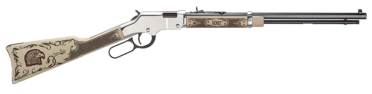Henry Golden Boy Silver American Eagle 22 S/L/LR 20" 16 LR/21 Short Lever-Action Rifle