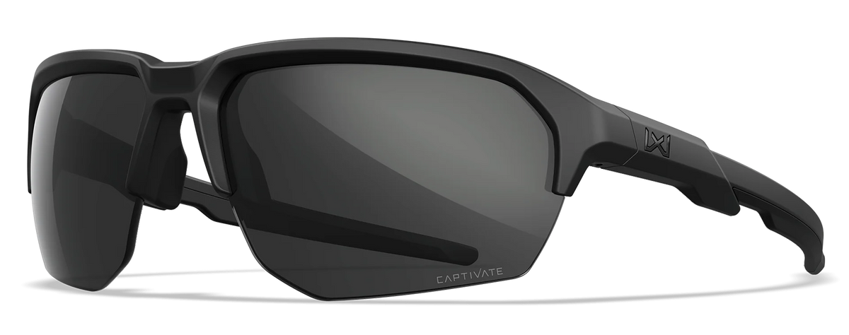 Wiley X Jakl M/L Gray Lens Matte Black Frame Safety Glasses