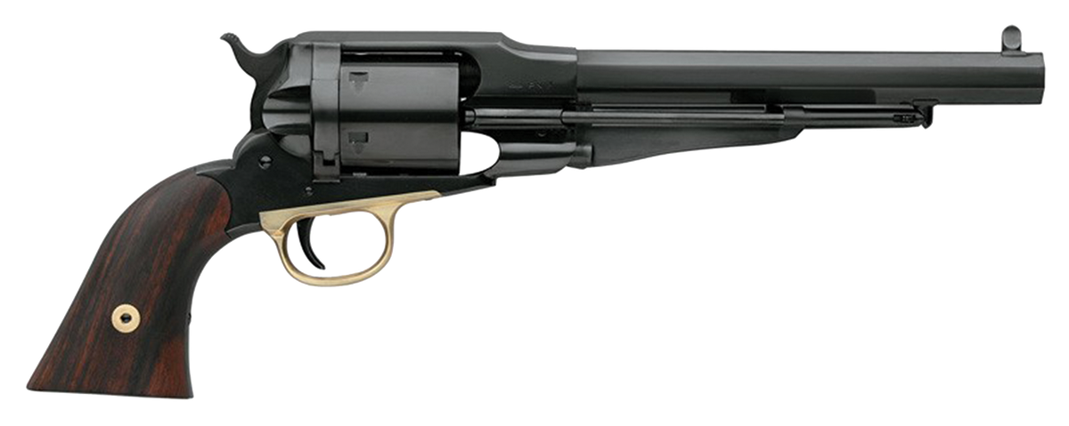 Taylor's & Company 1858 Remington Conversion 45 Colt (LC) 8" 6-Rd SAO Revolver - Blued