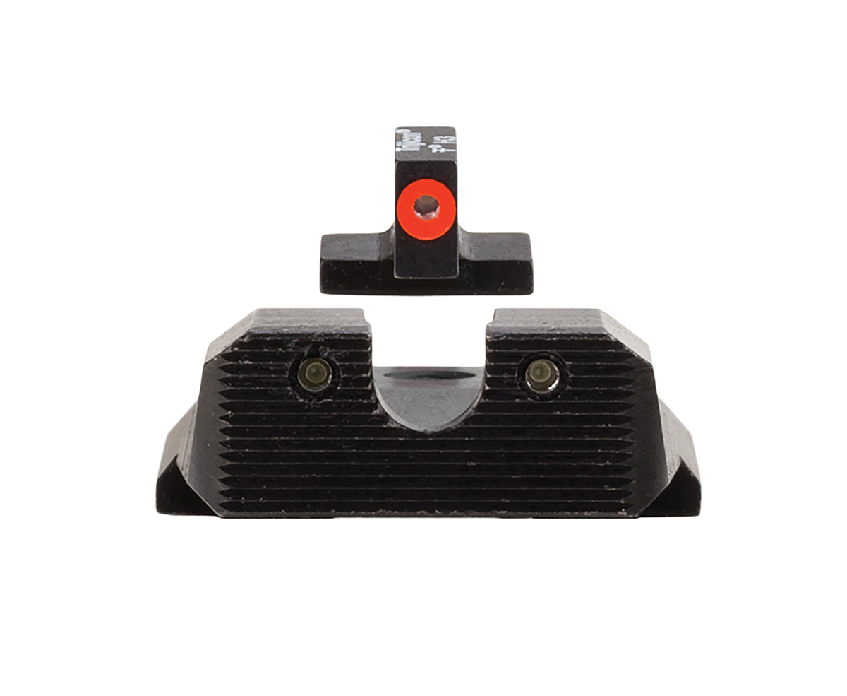 Trijicon HD XR Night Sight Set Green Tritium/Orange Outline Front, Green Tritium Rear - S&W M&P / M&P M2.0