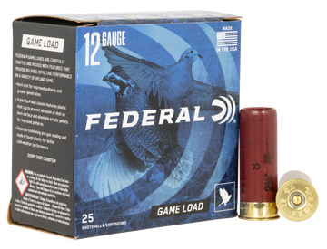Federal Game-Shok Upland 12 Gauge 2.75" 1 oz #8 Shot - Box or Case