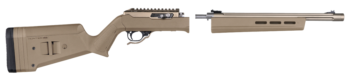 Magpul Hunter X-22 Takedown Stock Flat Dark Earth Polymer Adjustable Comb for Ruger 10/22 Takedown
