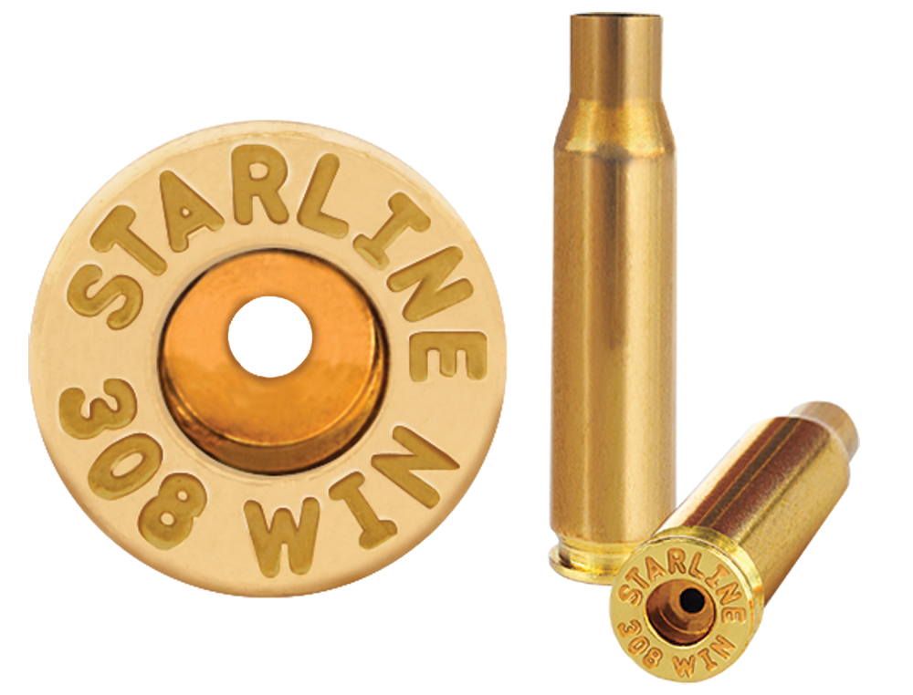 Starline Brass 308 Win/7.62x51mm NATO Unprimed Brass Cases 50 Per Bag